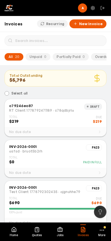 Invoices